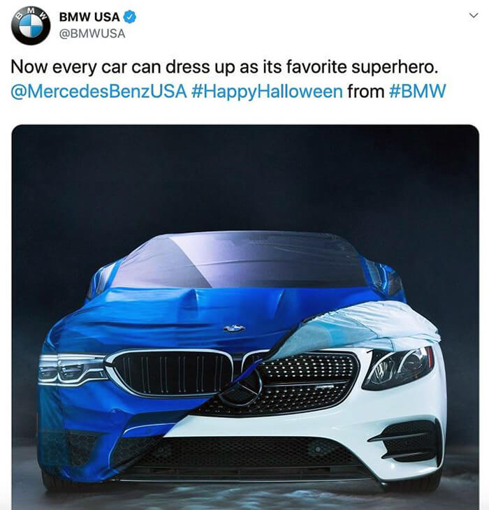 کپی رایتینگ برند BMW